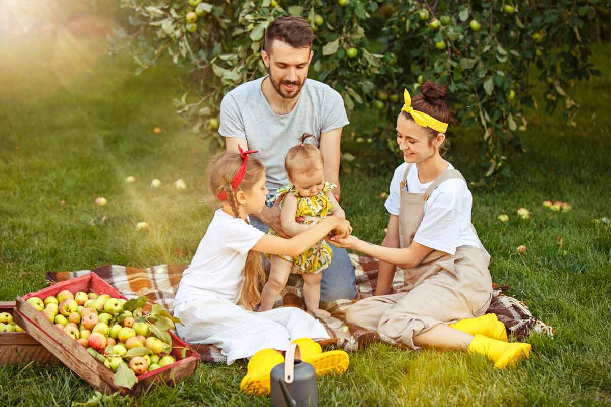 Il cibo biologico e il benessere della famiglia